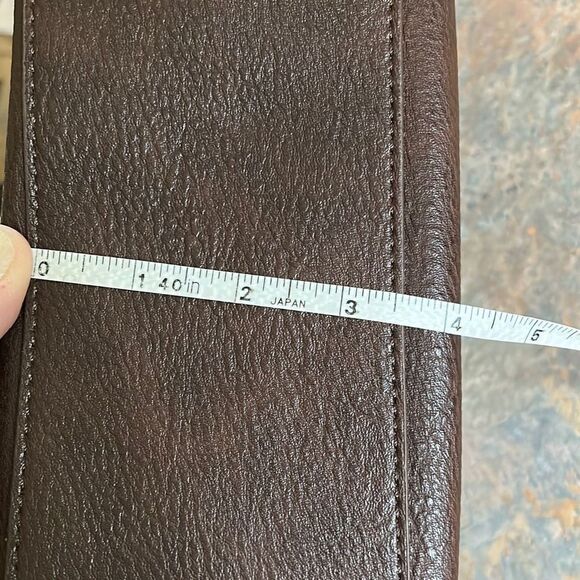 Joy Susan Megan Carry All Tote and Purse Vegan Brown Set of 2 - Picture 14 of 15